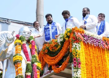 Revanth Reddy Ambedkar tribute