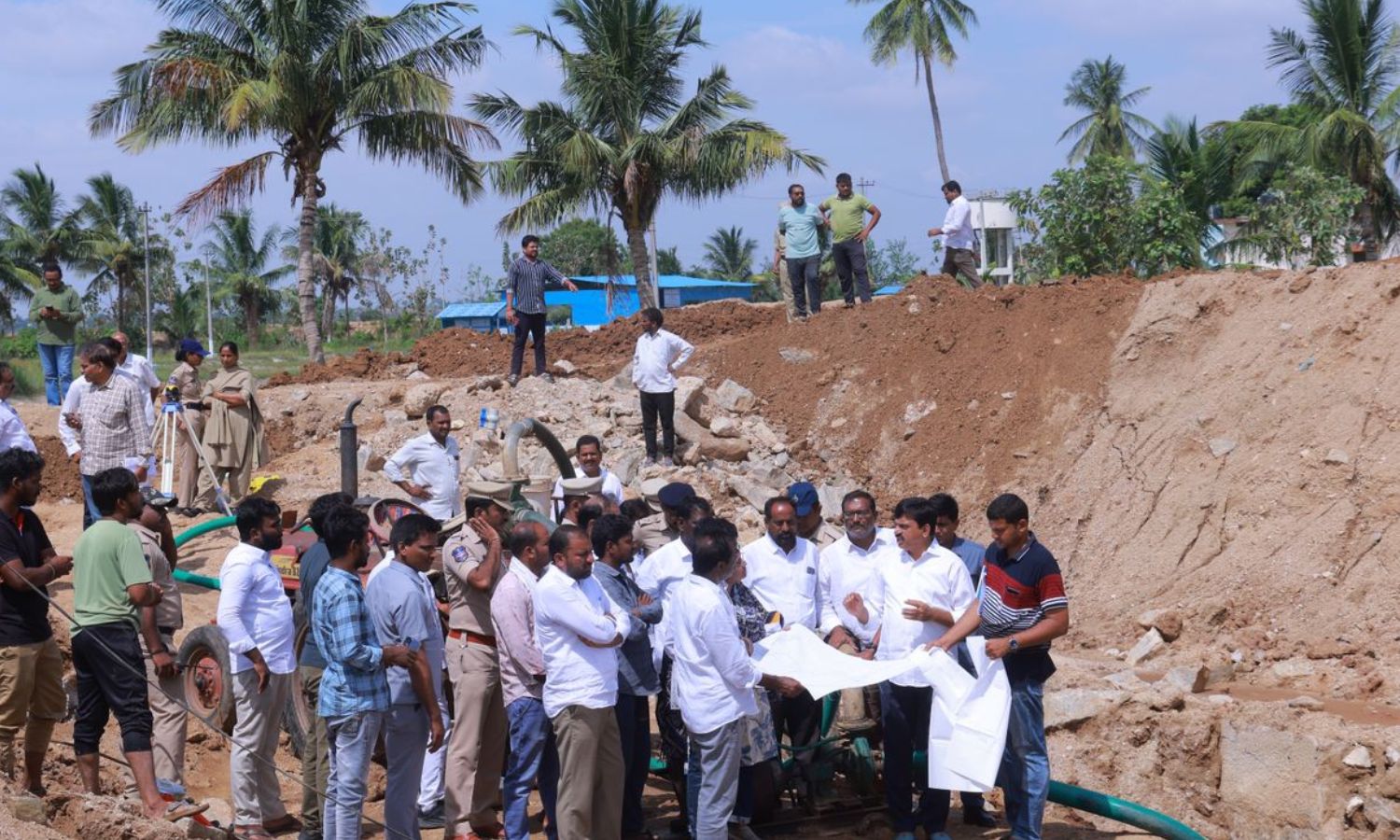 Nagarjuna Sagar canal repair