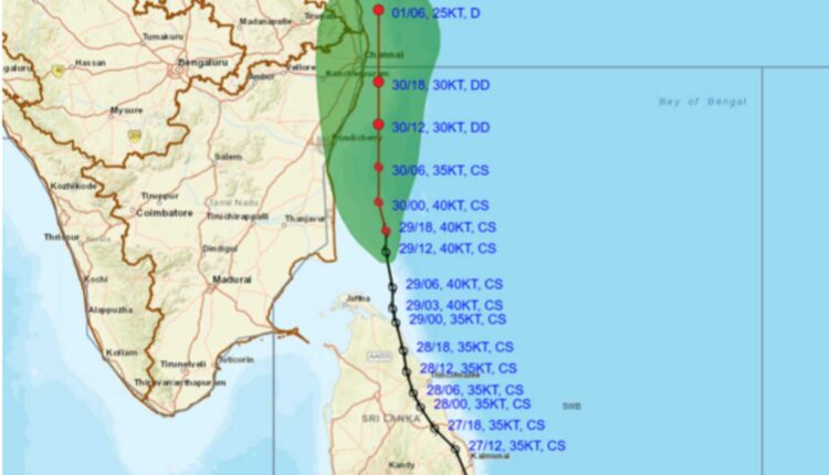 Cyclone Ditwah triggers rain alert in Telugu states