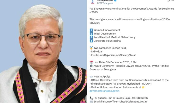 Governor’s Awards for Excellence