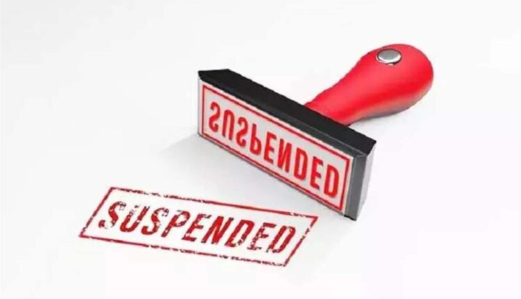 Huzurabad teachers suspended