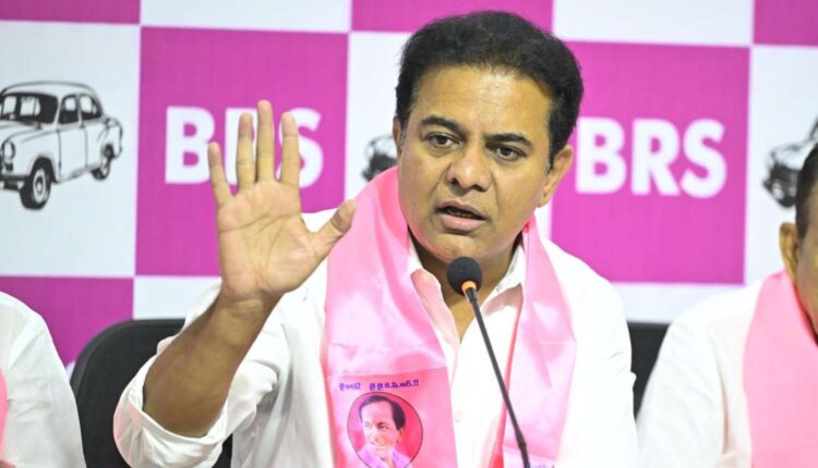 KTR slams Congress