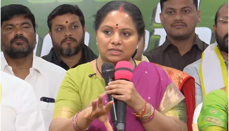 Kavitha slams BRS and Congress