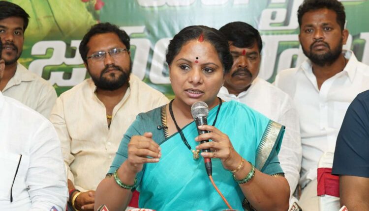 Kavitha slams KTR
