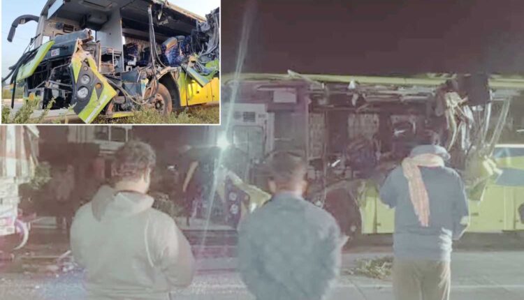 RTC bus lorry crash