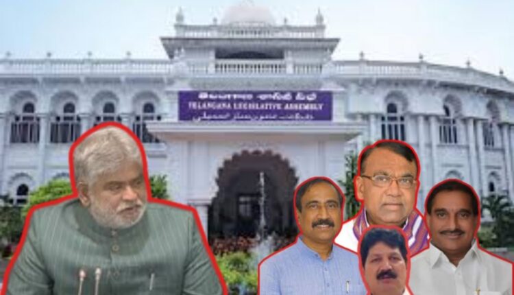 Telangana defection MLAs