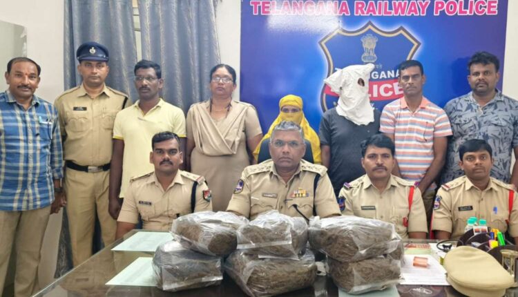 ganja smuggling Secunderabad
