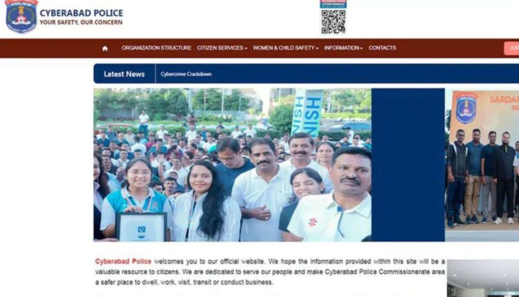 Cyberabad Police website