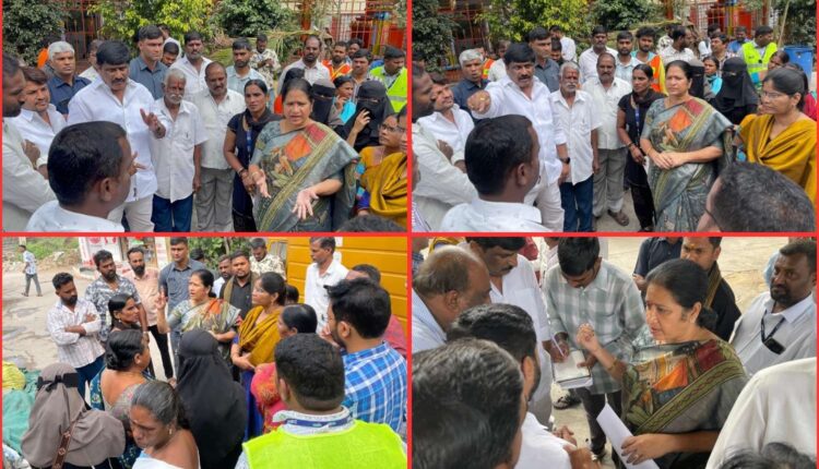 GHMC development works Tarnaka