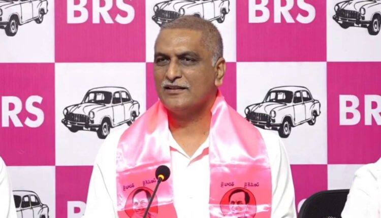 Harish Rao slams Congress