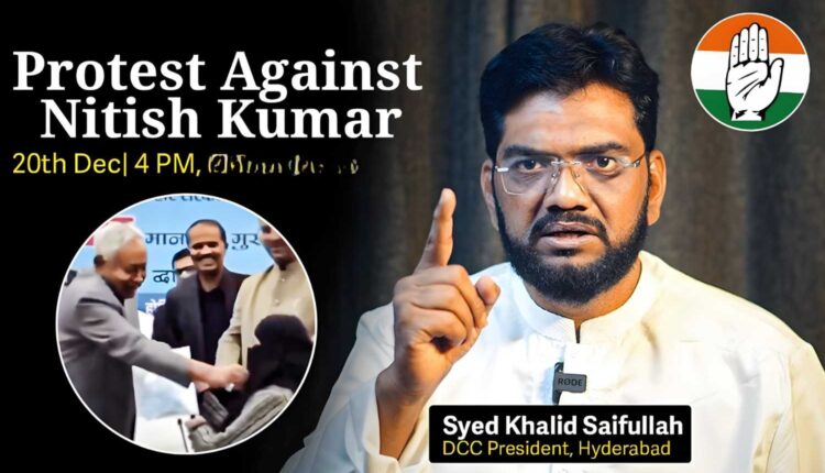 Hyderabad Congress to protest Nitish Kumar hijab row