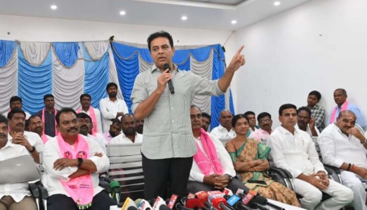 KTR warns Congress sarpanches