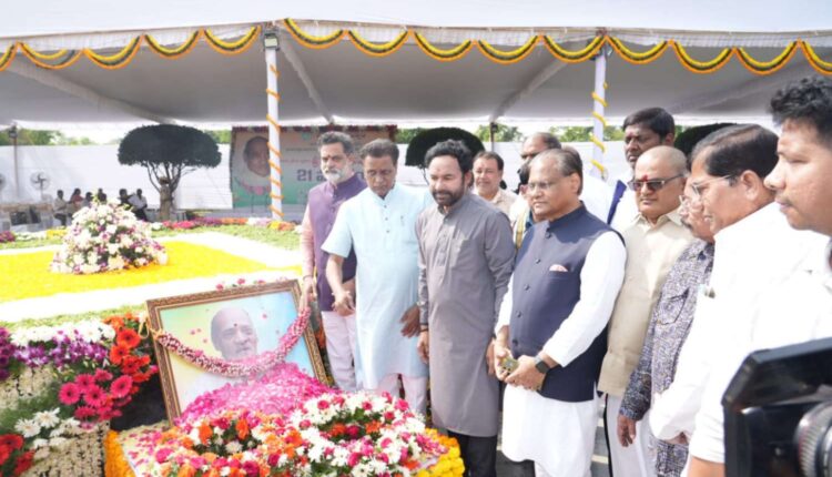 Kishan Reddy hails PV Narasimha Rao