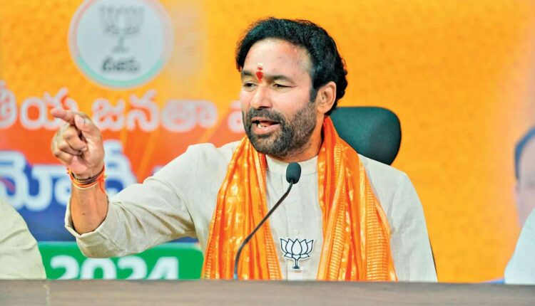 Kishan Reddy slams Congress
