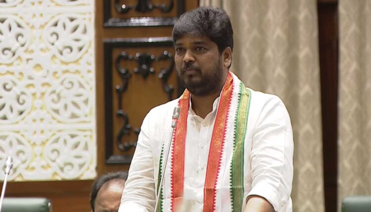 MLA Naveen Yadav debuts in Assembly after bypoll win