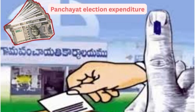 Panchayat election expenditure