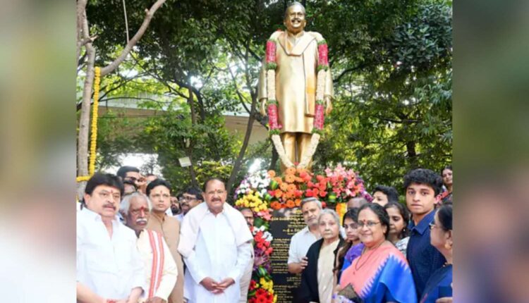 SP Balasubrahmanyam bronze statue