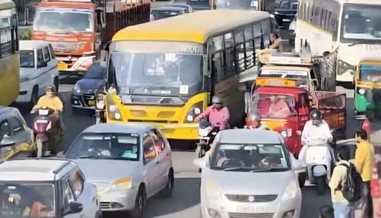 panchayat polling traffic