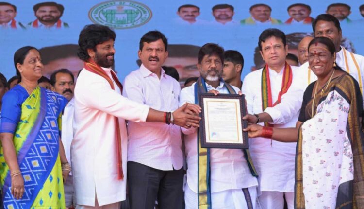 Bhatti announces 4.5 lakh homes under Indiramma housing scheme