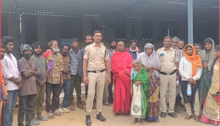 Cyberabad Police save 22 homeless lives in Miyapur
