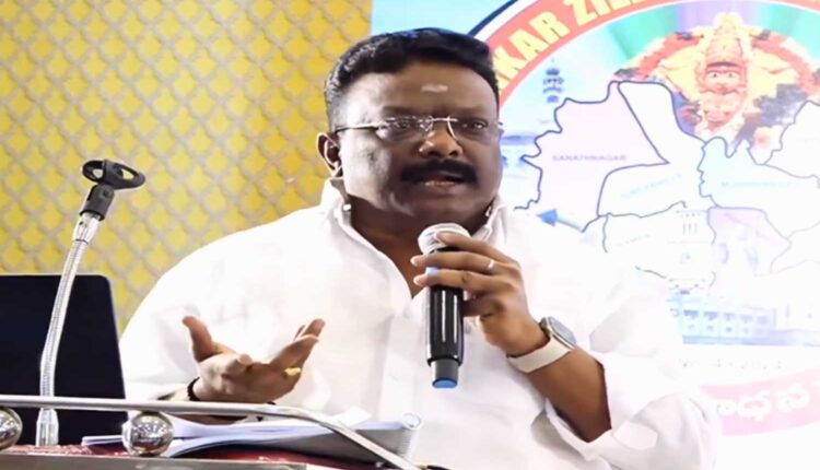 Dasoju slams GHMC delimitation move