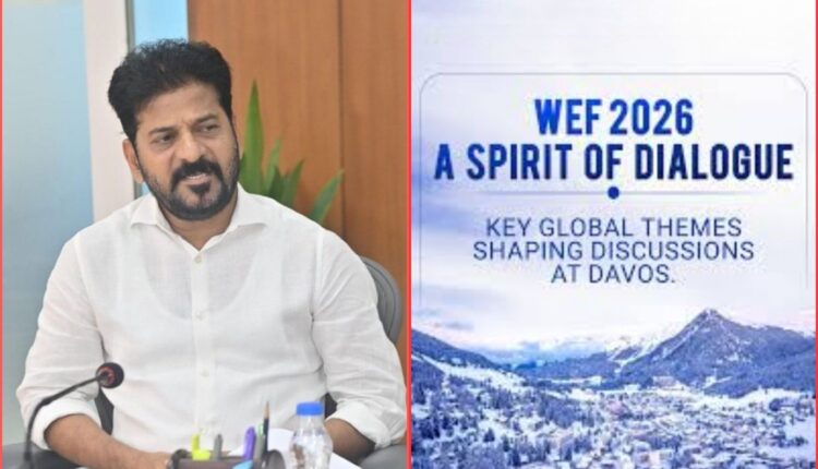 CM Revanth Reddy to represent Telangana at Davos WEF 2026