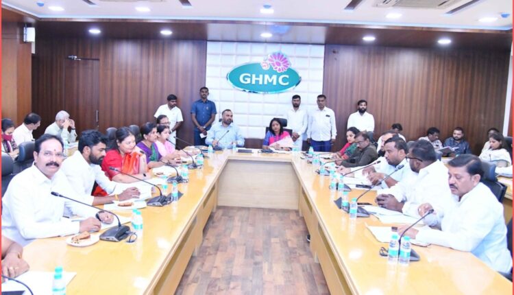 Mayor Vijaya Lakshmi chairs GHMC standing committee meet