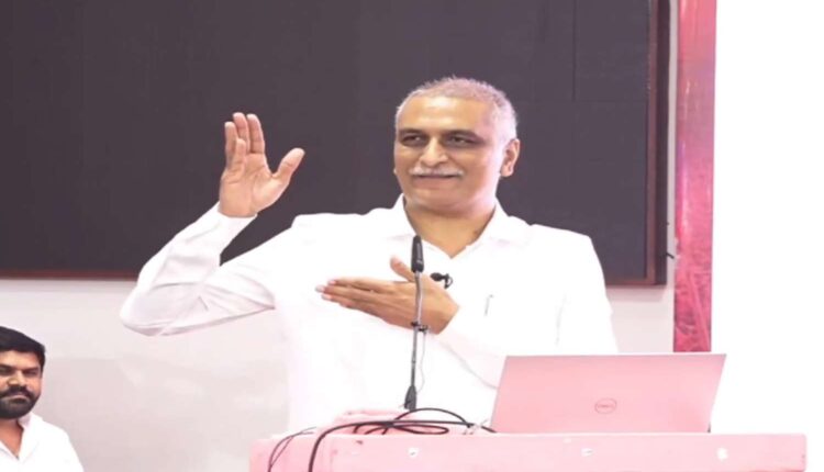 Harish Rao KCR irrigation Congress