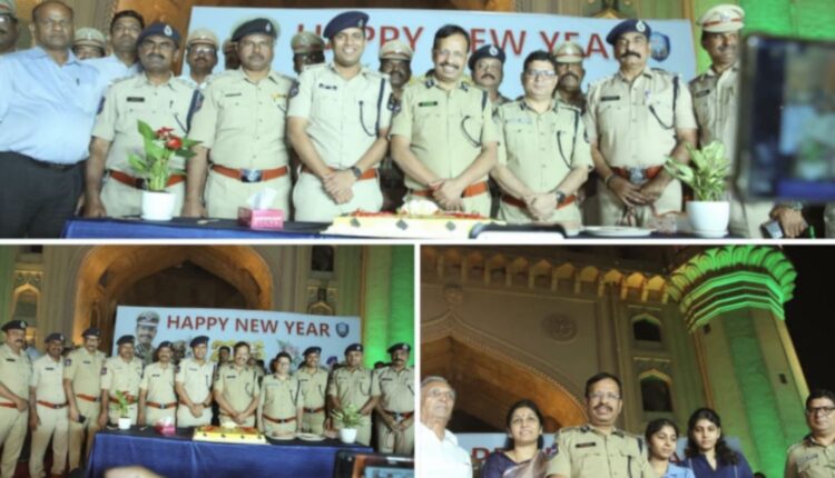 Hyderabad Police Commissioner marks New Year 2026