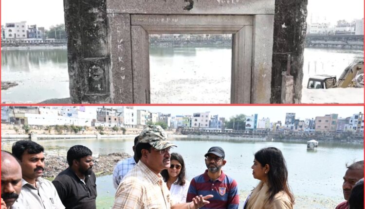HYDRAA support for Katora Houz restoration at Golconda