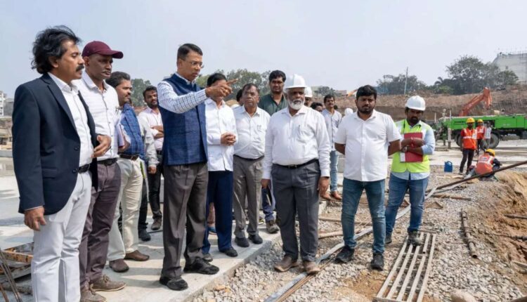 Komatireddy Osmania Hospital construction