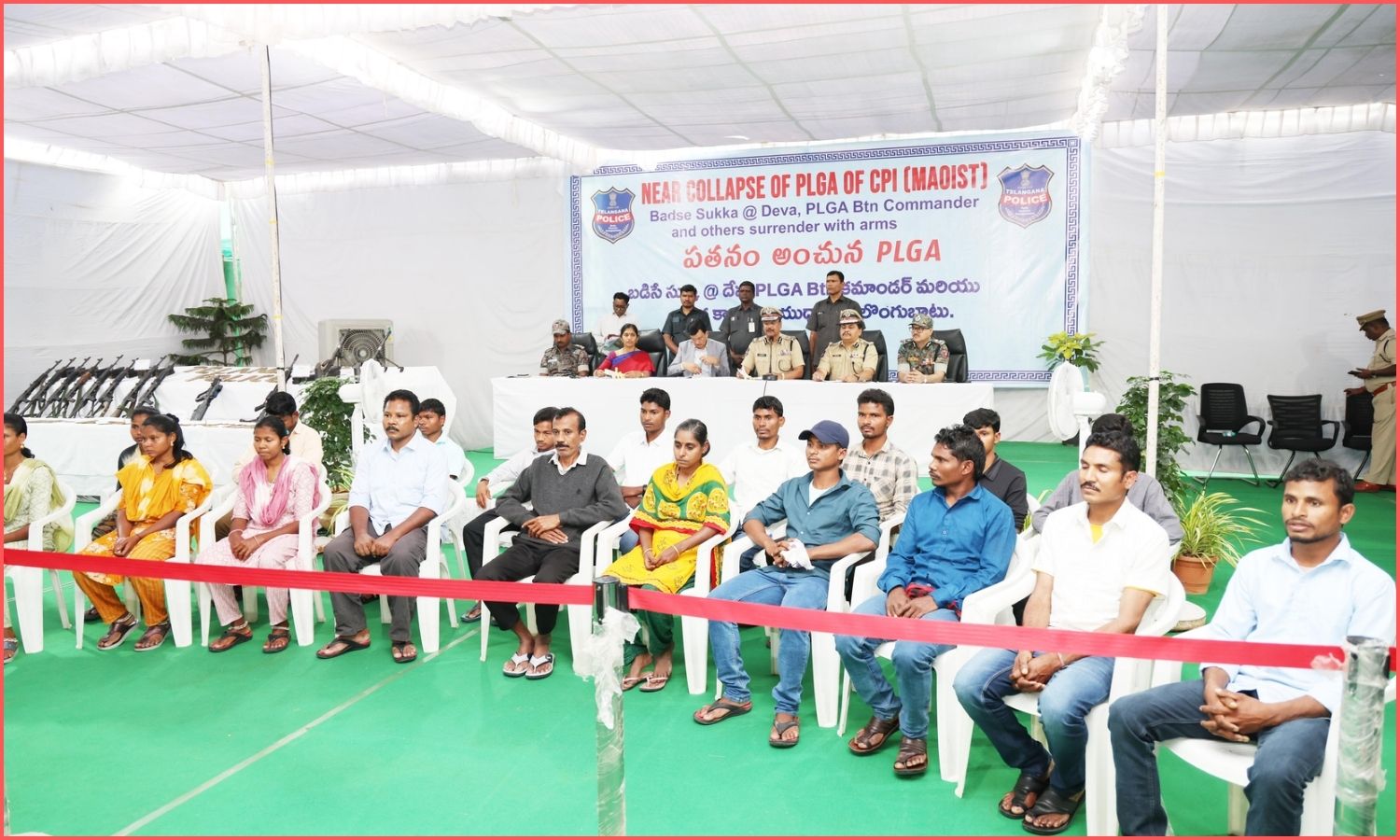 20 Maoists surrender, DGP cites end of PLGA era