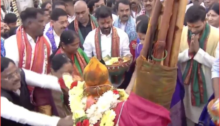 Cm Revanth Reddy's second-day Medaram visit