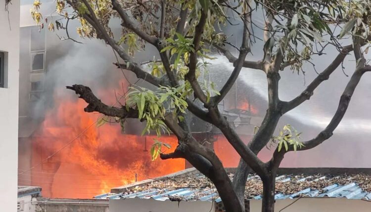 fire in Nampally furniture shop