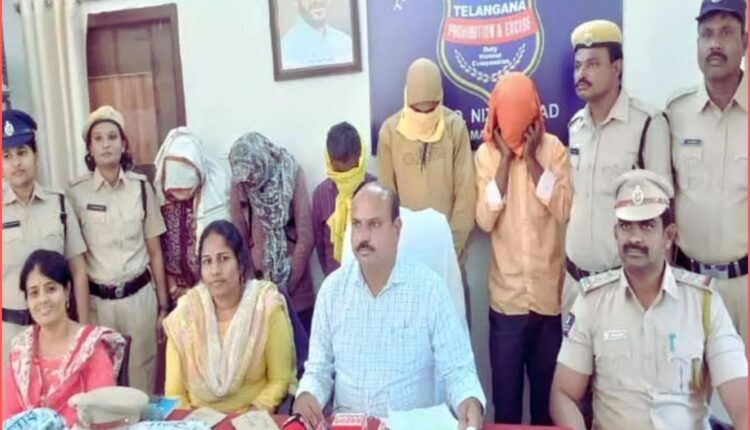 Ganja smuggling case busted in Nizamabad