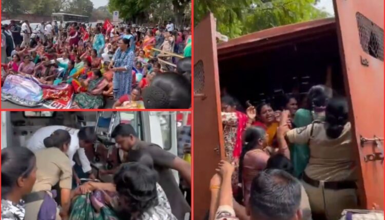 ASHA workers protest