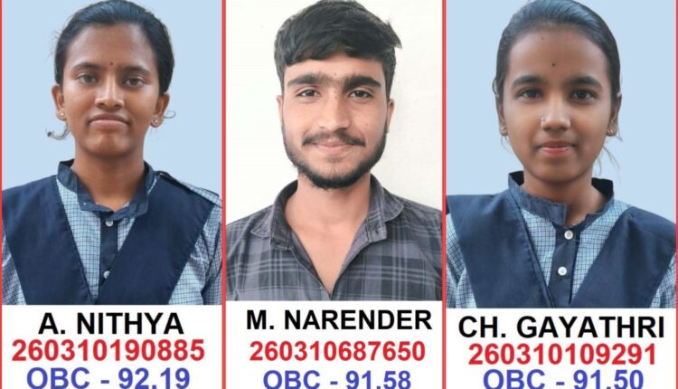 BC Gurukul shines in JEE Main Phase I