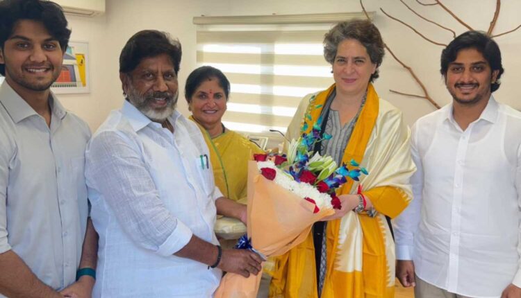 Bhatti Priyanka Gandhi meeting in Delhi