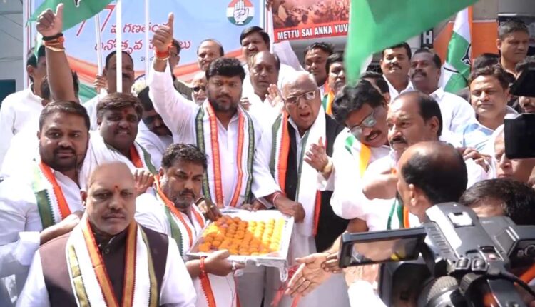 Congress municipal victory