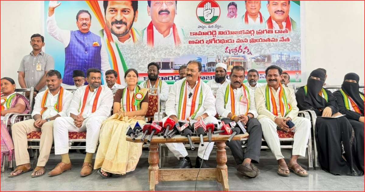 Congress takes control Kamareddy municipality
