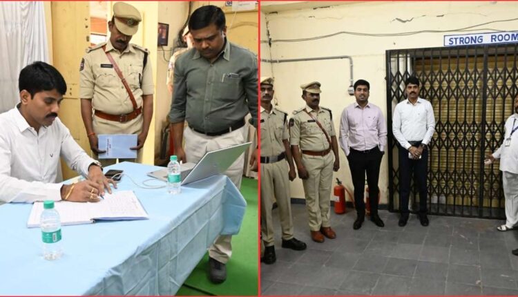 EVM godown inspection