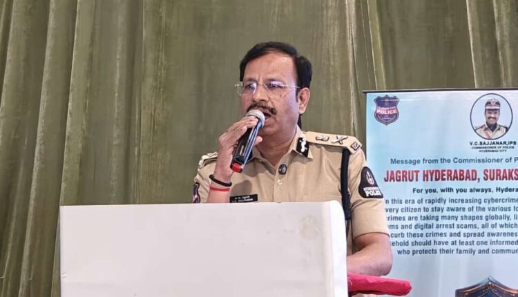 Hyderabad CP cyber fraud warning