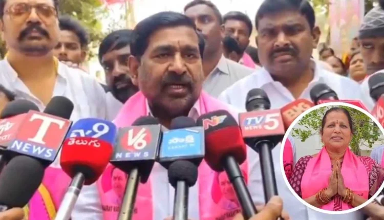 Jagadish backs Colonel Santosh’s mother in Suryapet polls