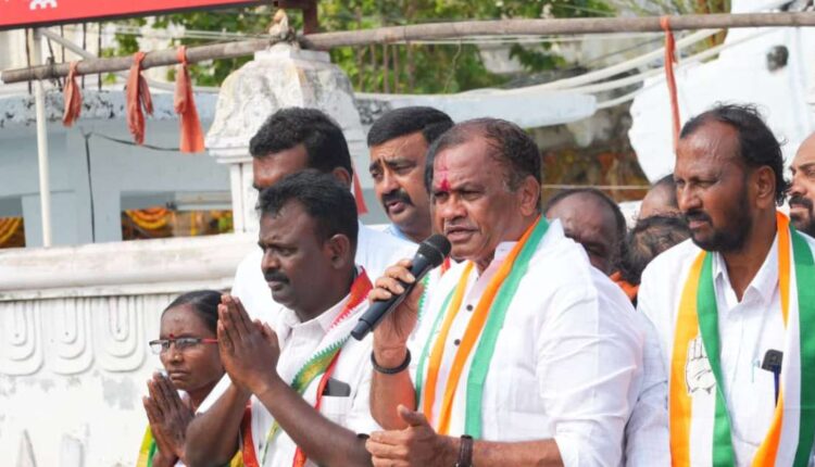 Komatireddy roadshows Nalgonda