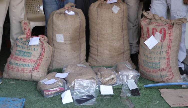 SR Nagar ganja seizure