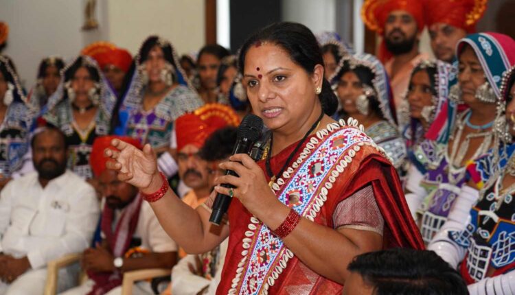 Sant Sevalal Jayanti at Telangana Jagruthi office