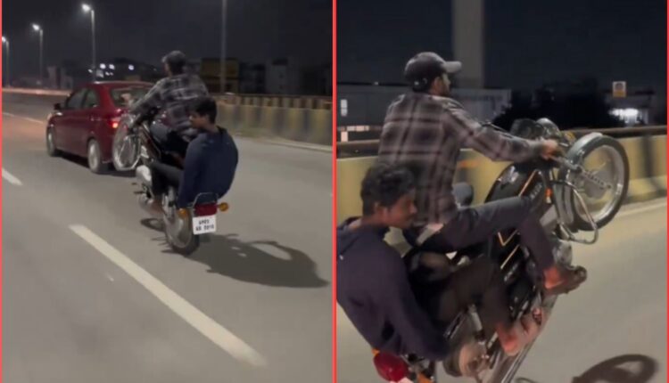 Bike stunts warning from Hyderabad Police Commissioner