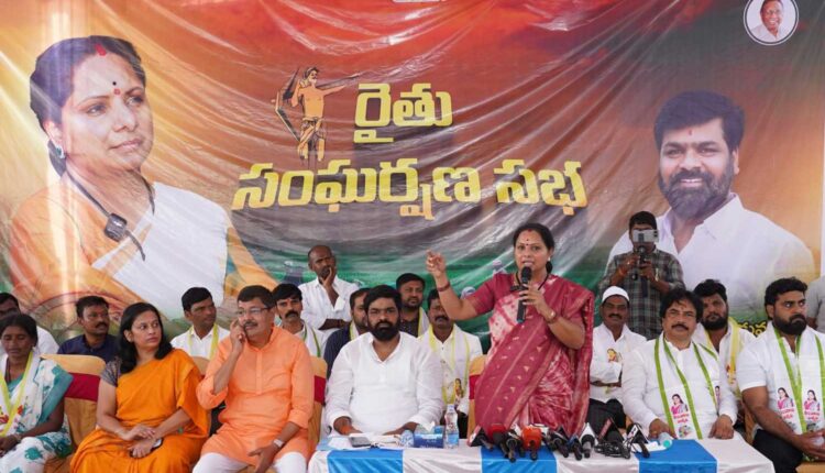 Caste brutality infant death: Kavitha slams govt