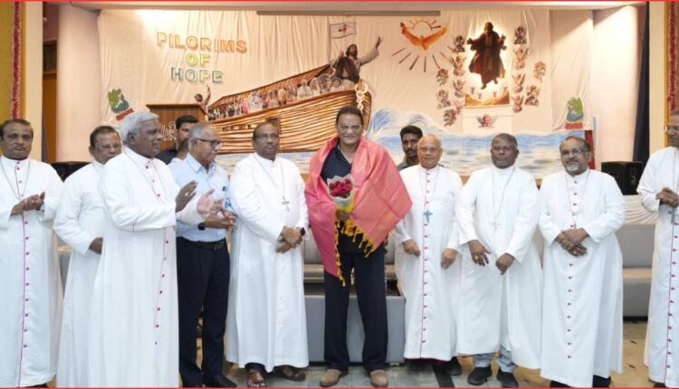 Azharuddin Catholic bishops meeting