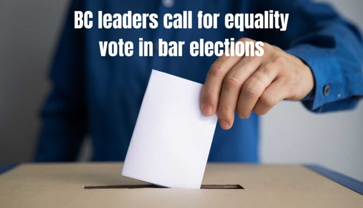 BC vote equality call for bar elections